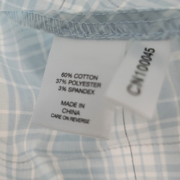 New York & Company Madison Long-Sleeves Stretch Button-Up Shirt Top Medium NWT - Picture 8 of 10